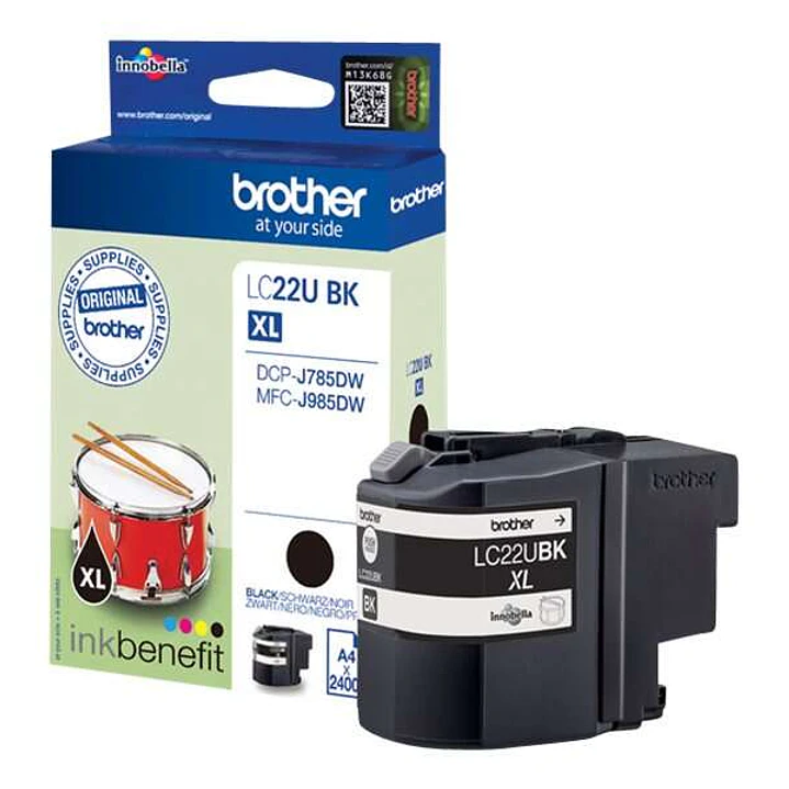 Brother LC22U Negro Cartucho de Tinta Original - LC22UBKBP 1