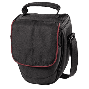 Hama Start-Up Bolso para Camara 110 Colt SLR - Bandolera - Peso Ligero - Asa de Mano - 15x10x16.5cm - Color Negro y Rojo