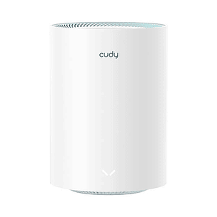Cudy M1300 Sistema WiFi Mesh AC1200 Dual Band - 867Mbps en 5GHz, 300Mbps en 2,4GHz - 1x Puerto LAN 1000/100/10Mbps, 1x Puerto WAN 1000/100/10Mbps - 2 