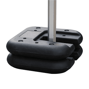 Sungarden Peso para Carpa Plegable - 8KG - Color Negro