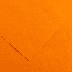 Canson Guarro Pack de 25 Cartulinas Iris de 185g - 50x65cm - Color Mandarina