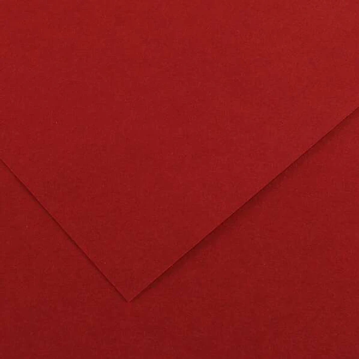 Canson Guarro Pack de 25 Cartulinas Iris de 185g - 50x65cm - Color Granate 1