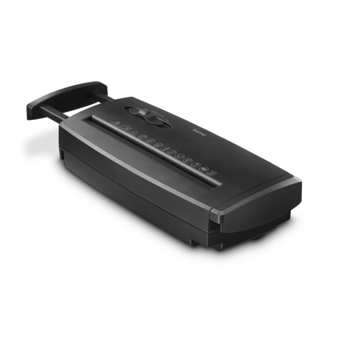 Hama Classic S60 Destructora de Papel Manual - Potencia 180W - Destruye hasta 6 Hojas - Velocidad 3.8m/min - Corte en Tiras P-2 - Destruye Bandas Magn 1