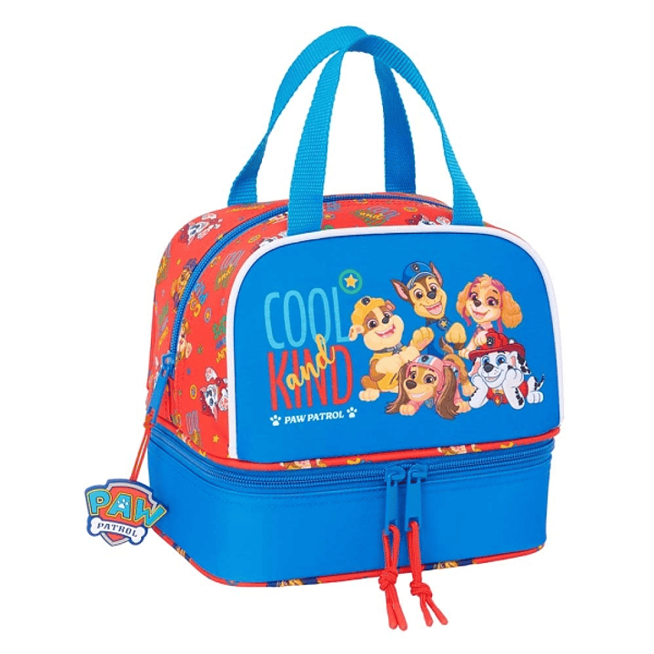 Safta Paw Patrol Cool Portameriendas de 6L - 200x150x200mm - Color Rojo y Azul 1
