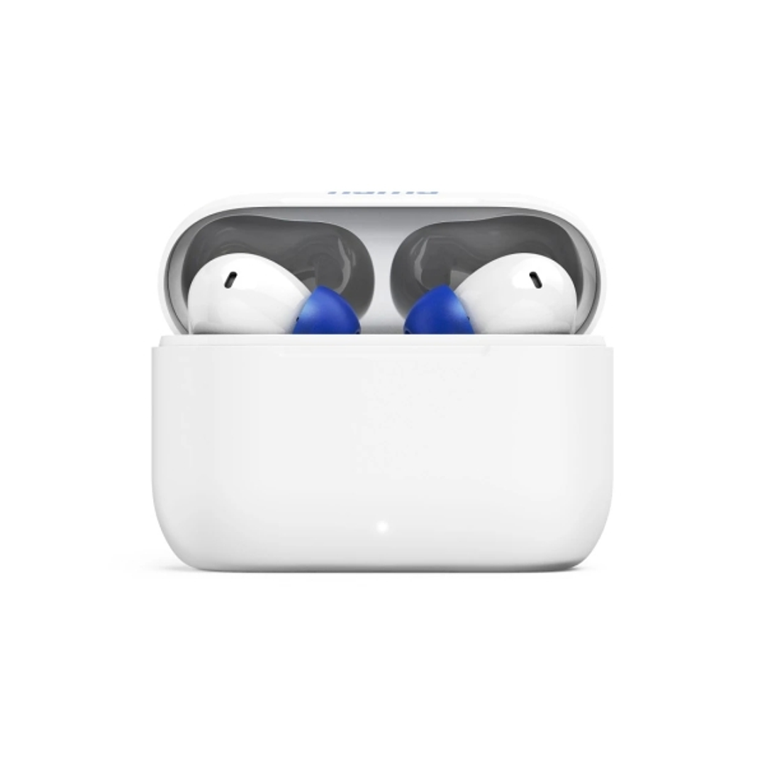 Hama Passion Clear II Auriculares con Microfono Omnidireccional - Bluetooth - Rango 10m - Asistente de Voz - Carga por USB-C - Color Blanco 1