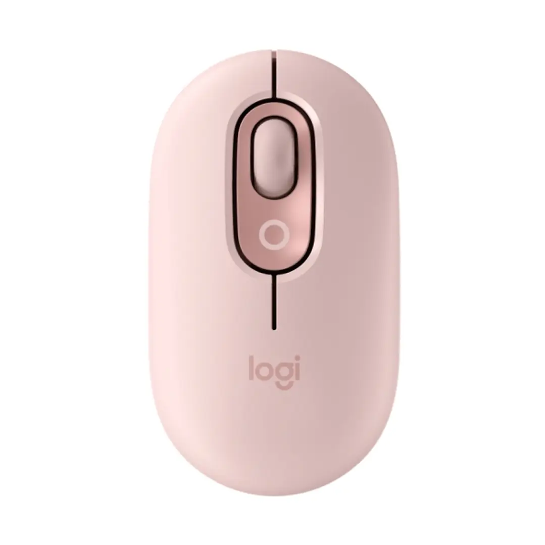 Logitech POP Mouse Raton Inalambrico 1000dpi - 4 botones - Multidispositivo - Color Rosado 1
