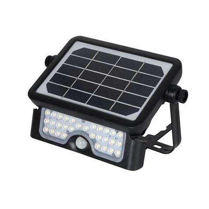 Elbat Foco Led Solar Multifuncion 5W - 500LM - Luz Fria 6000K - Sensor de Movimiento 1