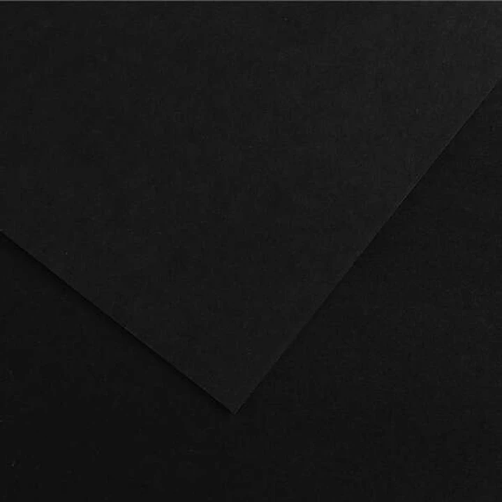 Canson Guarro Pack de 25 Cartulinas Iris de 185g - 50x65cm - Color Negro 1