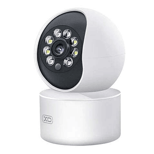 XO Camara de Seguridad Wifi - Resolucion 3mpx 2304x1296 - Deteccion de Movimiento 0-10m - Vision Nocturna - Intercomunicador de Voz - Grabacion en Buc