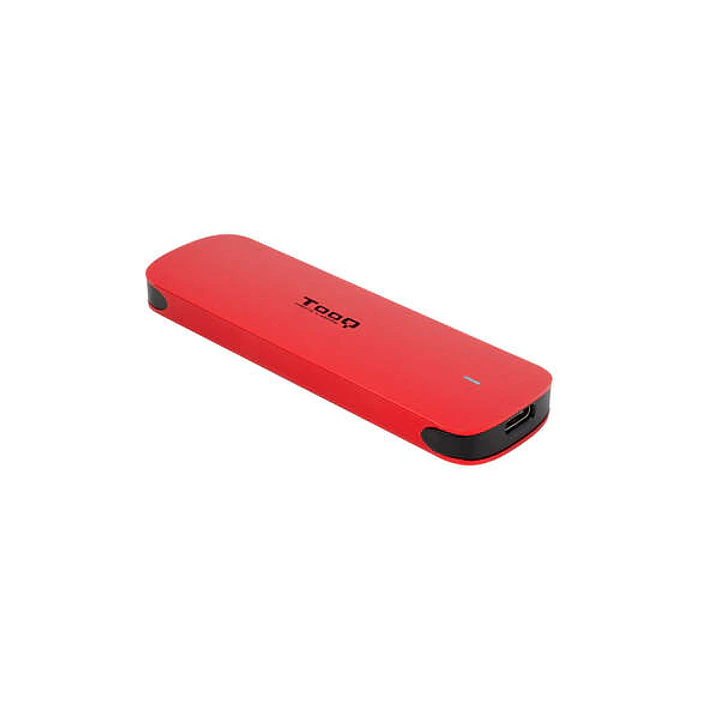 Tooq Caja Externa M.2 NVME USB3.1 Gen2 Aluminio - Color Rojo 1
