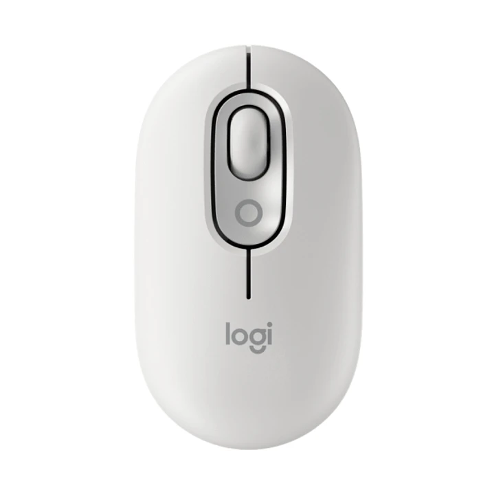 Logitech POP Mouse Raton Inalambrico 1000dpi - 4 botones - Multidispositivo - Color Blanco Crudo 1