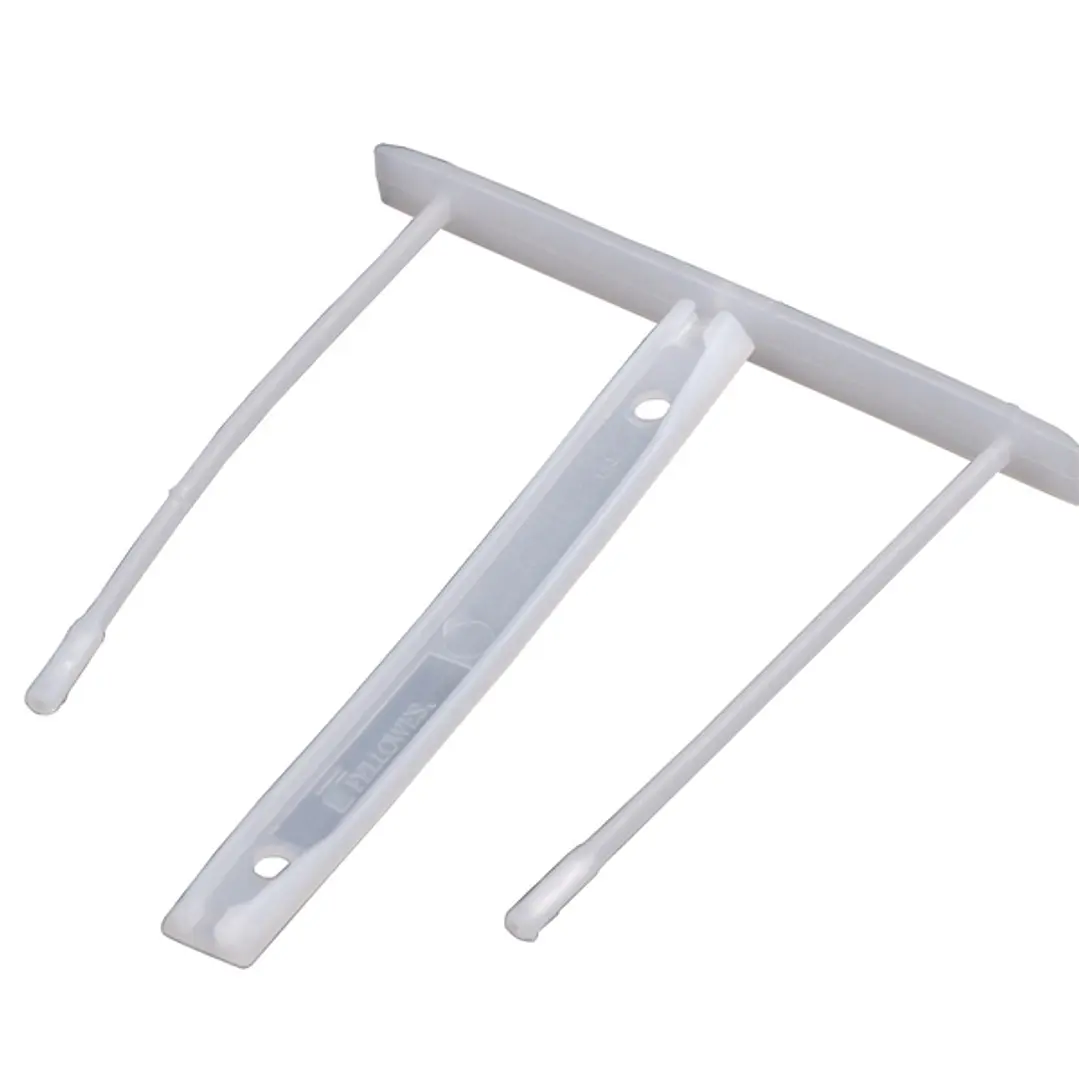 Bankers Box Pack de 100 Fastener de Plastico de 85mm - 2 Piezas de Polipropileno Reciclado Semirigido - Facilitador en El Traspaso de Papeles - Capaci 1