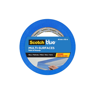 Scotchblue Cinta de Enmascarar - 48mm x 100m - 100% PEFC - Multisuperficie - Color Azul