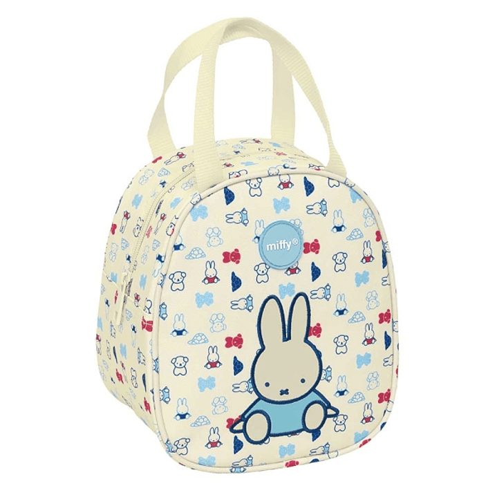 Safta Miffy Buddy Neceser Termo de 5.85L - Interior Forrado en Aluminio - Repelente al Agua - Asa Superior - 190x140x220mm - Color Beige 1