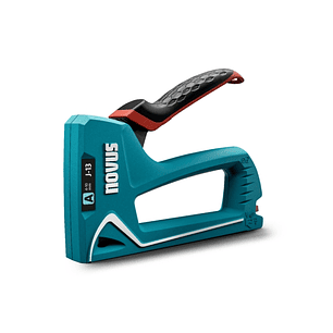 Novus J13 Clavadora/Grapadora - Para Grapas de 4 a 10mm - Carga Inferior con Desbloqueo de Seguridad - Bloqueo del Mango - Indicador de Cantidad de Gr
