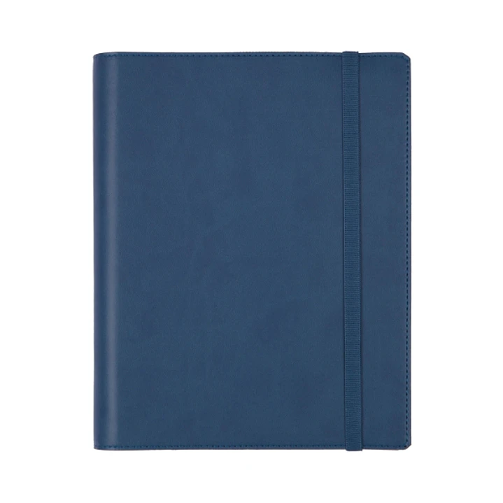 Finocam Duoband Agenda con Bloc de Notas en Catalan - Anual 2026 - Formato E10 - 168x15x226mm - Semana Vista Horizontal - Color Azul 1