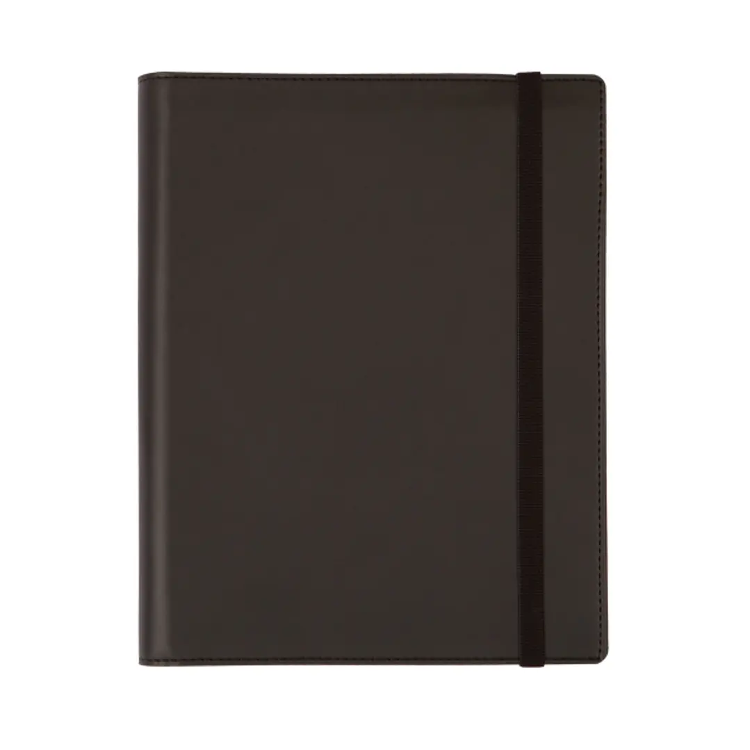 Finocam Duoband Agenda con Bloc de Notas - Anual 2026 - Formato E10 - 168x15x226mm - Semana Vista Horizontal - Color Negro 1