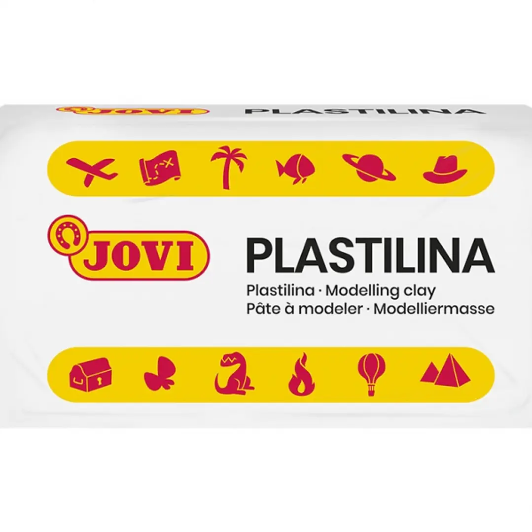 Jovi Caja de 30 Pastilla de Plastilinas 50gr - Pasta Vegetal - No Se Seca - sin Gluten - Inocua - Facil de Moldear - Ideal para Figuras Voluminosas -  1