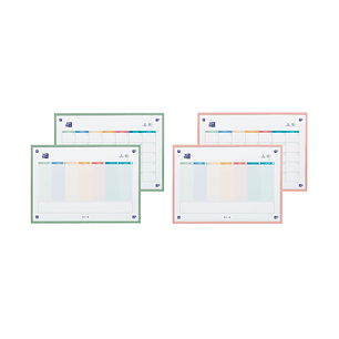 Oxford Planner A3 Reversible Semana&Mes + Compl - 2 Colores - Gran Tamaño para Organizacion Eficiente