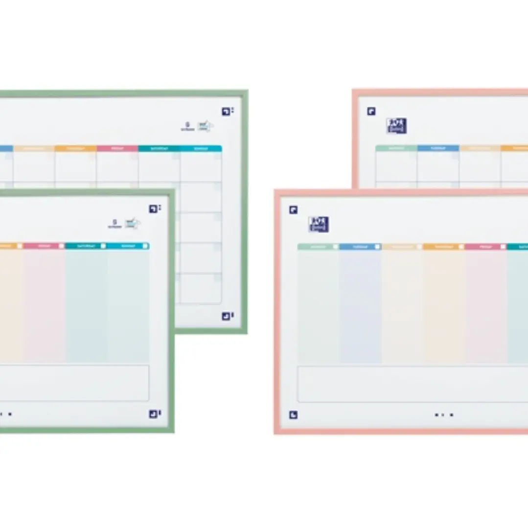 Oxford Planner A3 Reversible Semana&Mes + Compl - 2 Colores - Gran Tamaño para Organizacion Eficiente 1