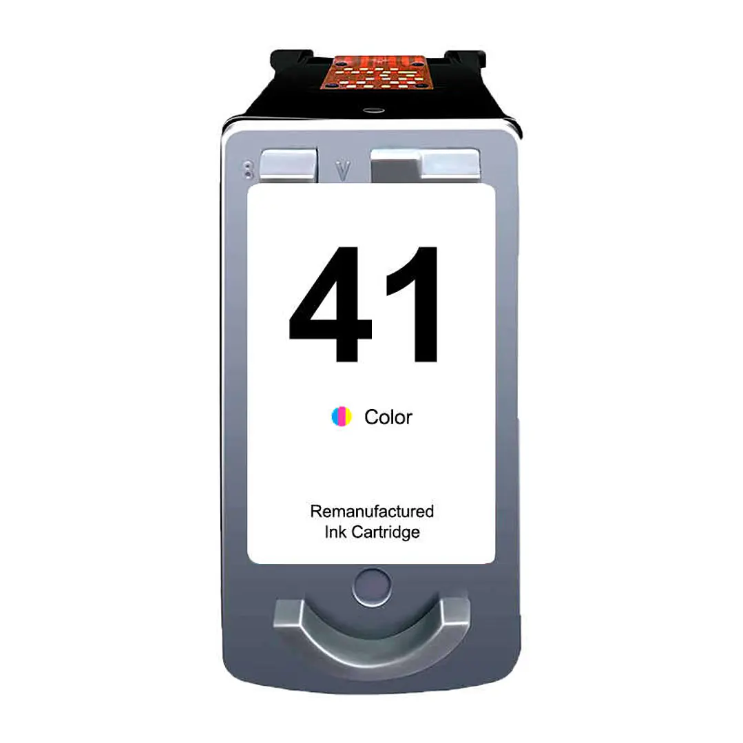 Canon CL41/CL51/CL38 Color Cartucho de Tinta Remanufacturado - Muestra Nivel de Tinta - Reemplaza 0617B001/0617B032/0618B001/2146B001 1