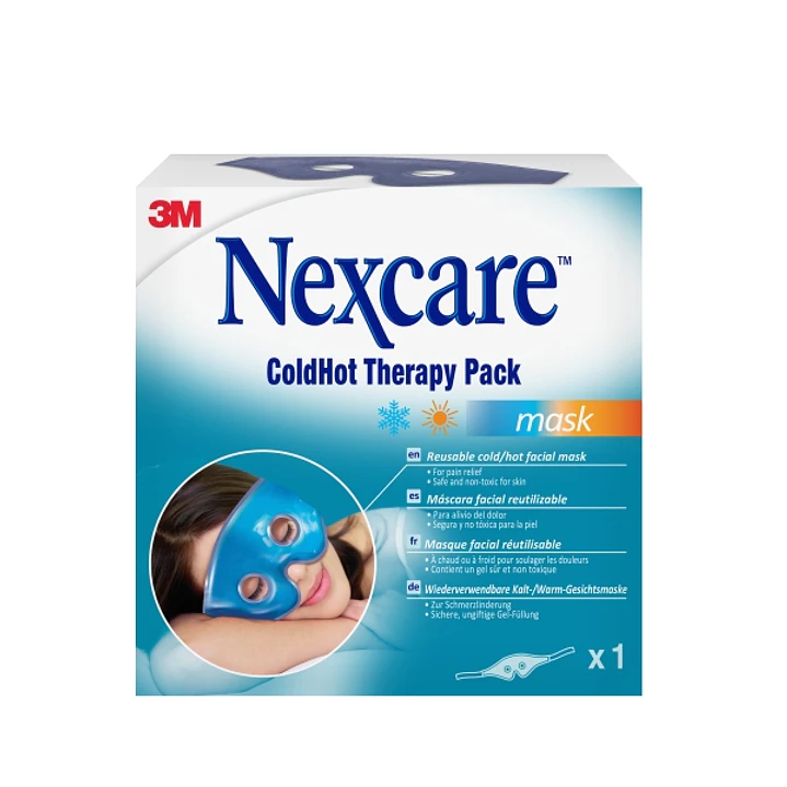 Nexcare Coldhot Therapy Mascara para Termoterapia - Frio o Calor Superficial - Reutilizable - Color Azul 1