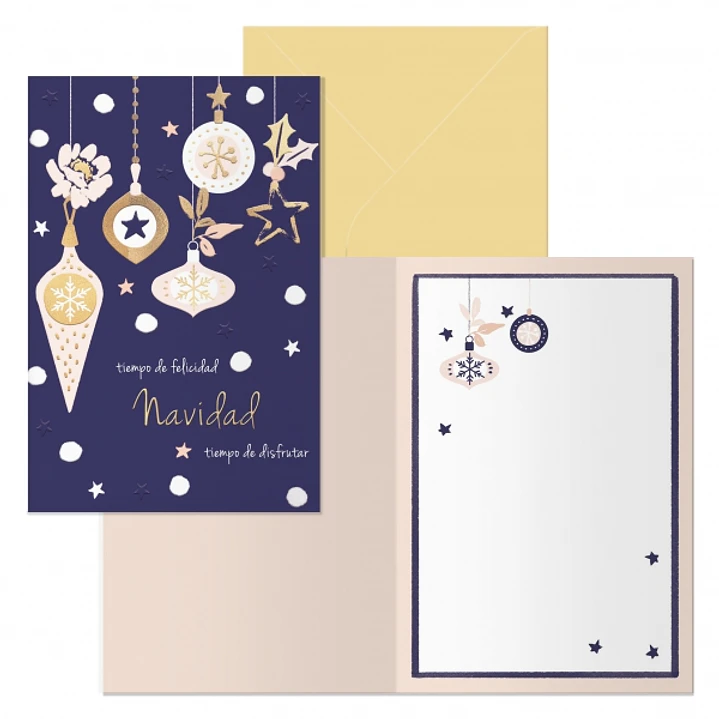 Dohe Jingle Pack de 6 Tarjetas de Felicitacion Navideña con Sobre - Tamaño Cerrada 11.5x17cm, Abierta 23x17cm - Papel Offset - Impresas a todo Color 1