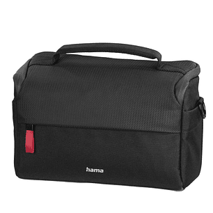Hama Matera Funda para Camara - Poliester Reciclado - Adaptable a Maleta - Compartimentos Separados para Objetivos - Asa de Mano - 23x9.5x14cm - Color