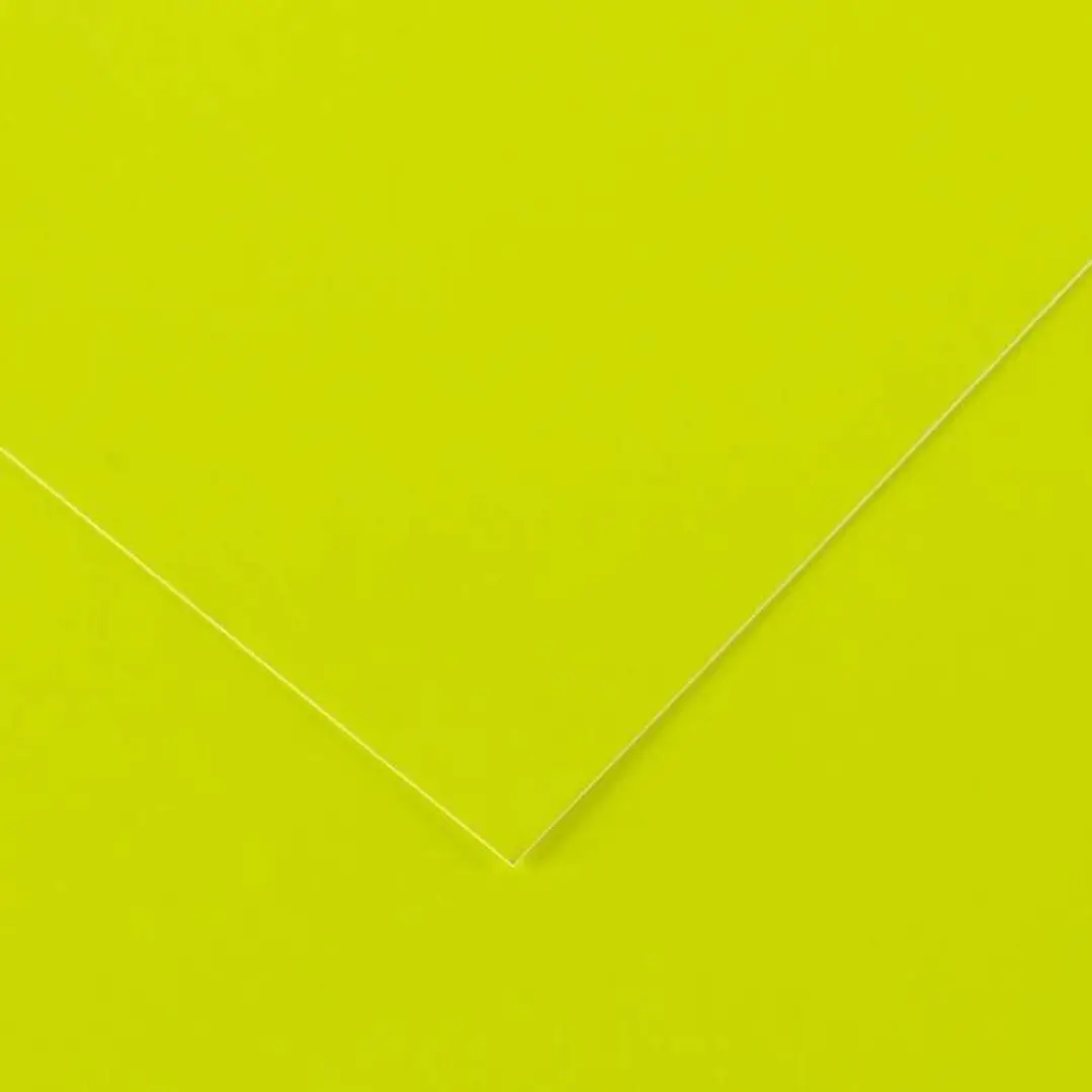 Canson Guarro Pack de 25 Cartulinas Iris de 185g - 50x65cm - Color Amarillo Fluo 1