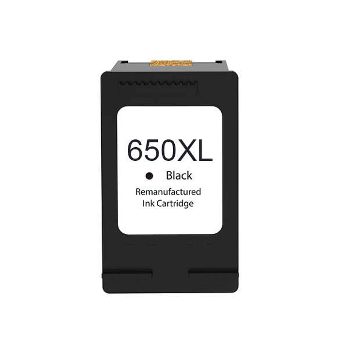 Remanufacturado HP 650XL Negro Cartucho de Tinta - Reemplaza CZ101AE 1