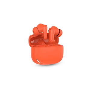 SPC Boost Buds Auriculares Inalambricos True Wireless - Cancelacion de Ruido - 4 Microfonos - Control Tactil - Google Fast Pair - Color Rojo