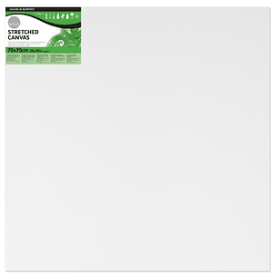 Daler Rowney Simply Bastidor Entelado - 70x70cm - Imprimacion Triple - Grano Medio - 100% Algodon sin Acido - 250g - Color Blanco