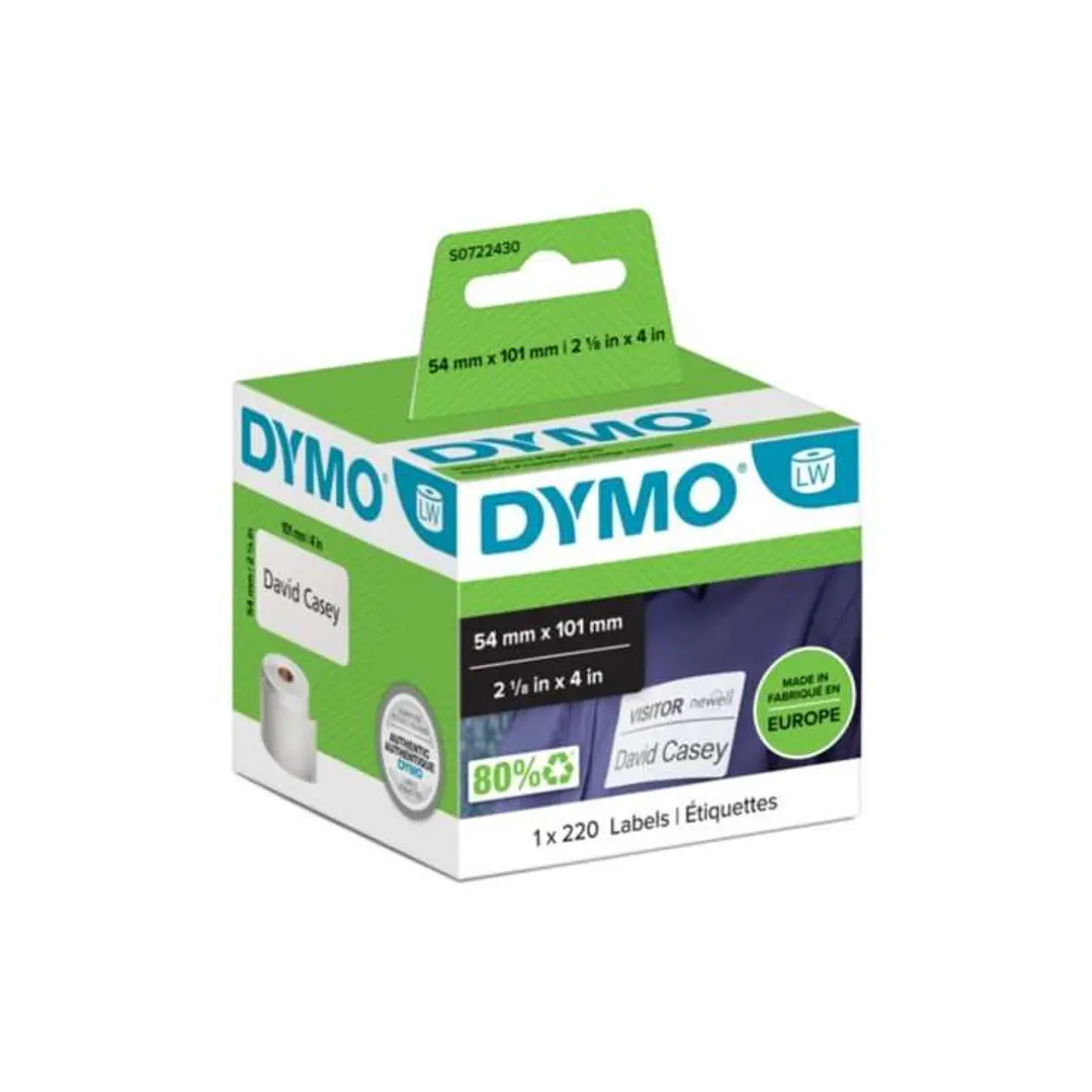 Dymo LW 99014 Etiquetas Originales de Envios Autoadhesivas - 101x54mm - 220 Unidades - S0722430 1