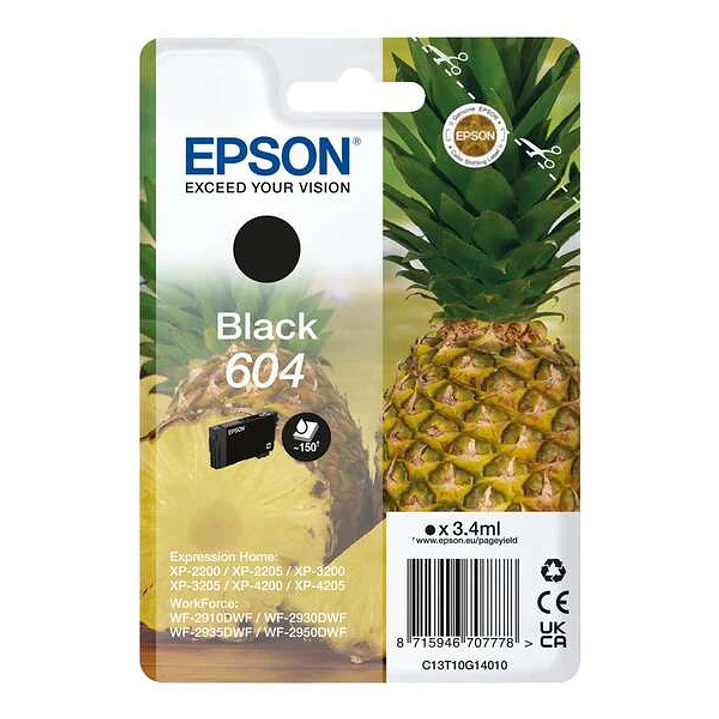 Epson 604 Negro Cartucho de Tinta Original - C13T10G14010 1