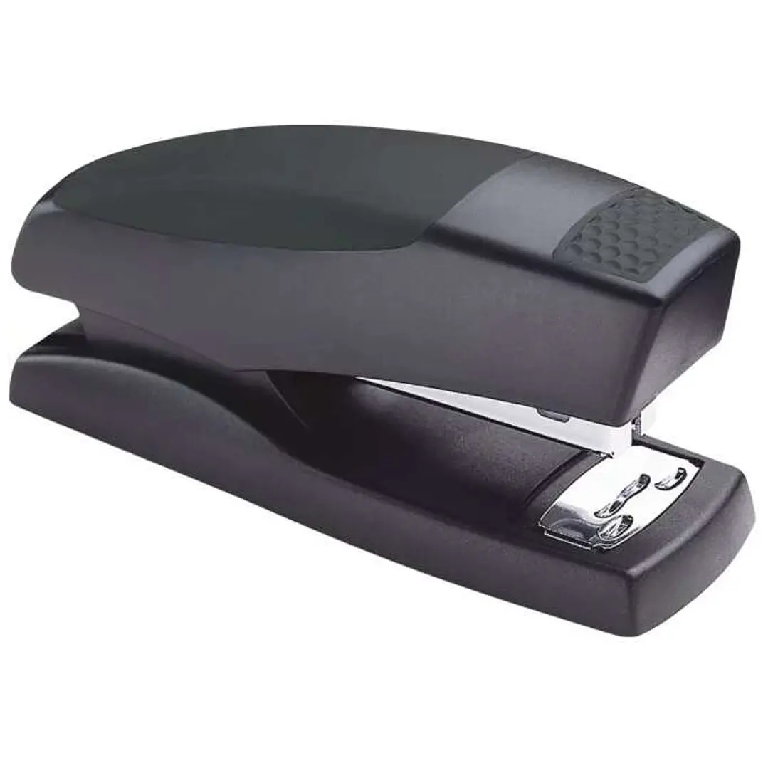 Petrus 435 Golf Grapadora de Sobremesa - Grapa hasta 30 Hojas - Grapado Cerrado, Abierto y Clavado - Color Negro 1