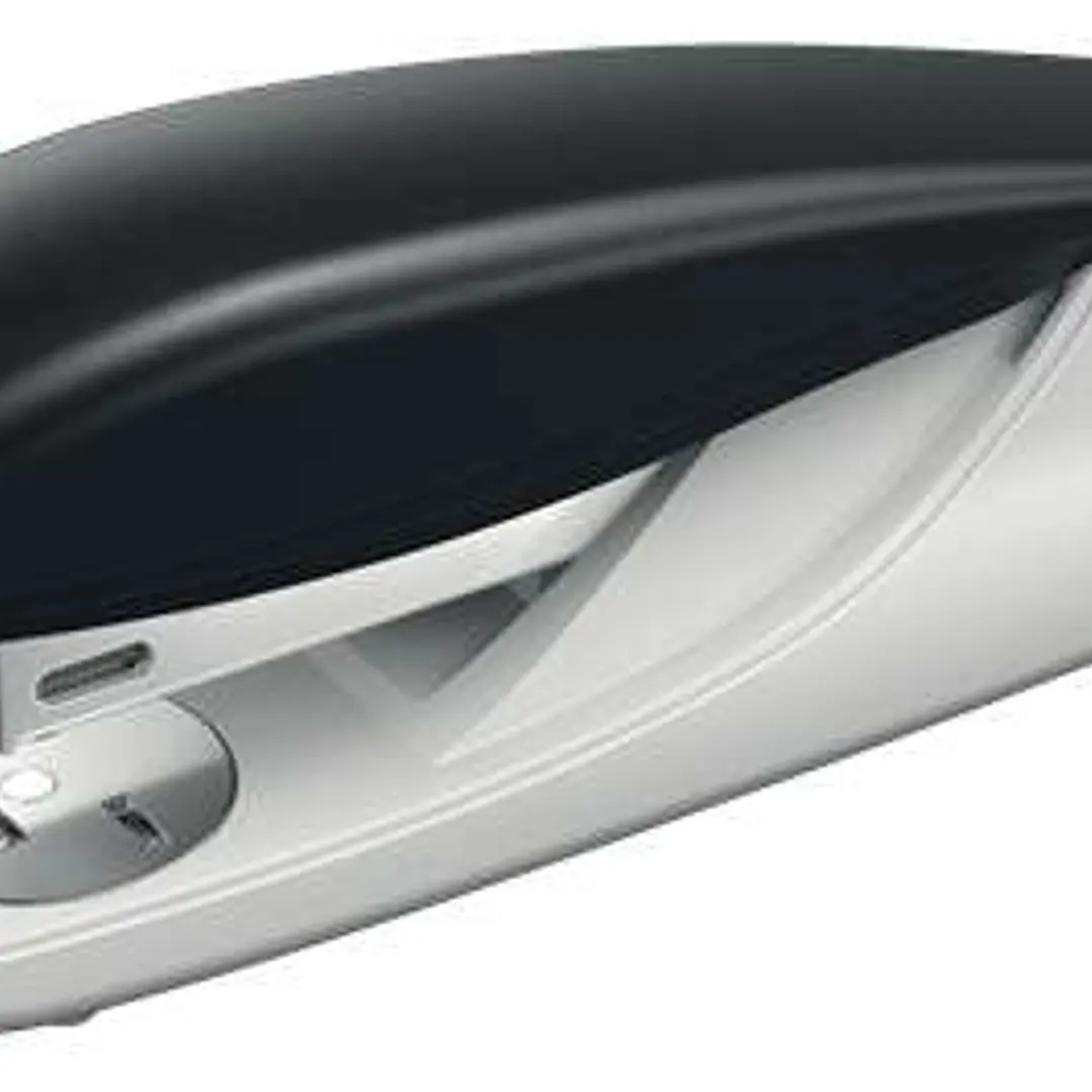 Petrus 235 Grapadora de Sobremesa - Grapa hasta 30 Hojas - Extraegrapas Integrado - Grapado Abierto y Cerrado - Color Negro 1