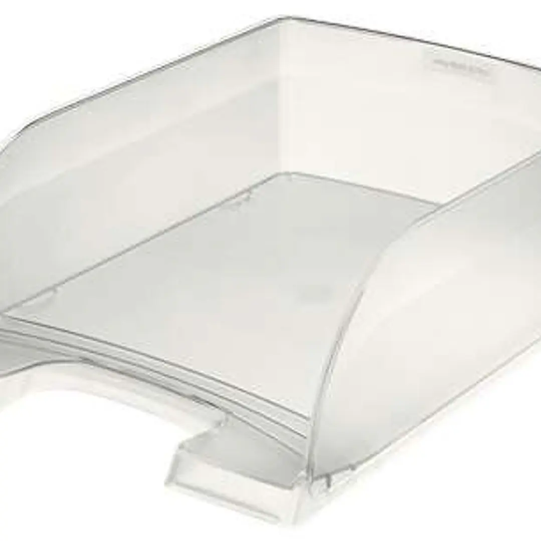 Leitz Plus Jumbo Bandeja Portadocumentos de Gran Capacidad - Formato Vertical A4 - Hasta 8uds Apilables - Color Translucido 1