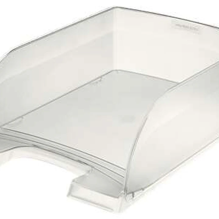 Leitz Plus Jumbo Bandeja Portadocumentos de Gran Capacidad - Formato Vertical A4 - Hasta 8uds Apilables - Color Translucido 1