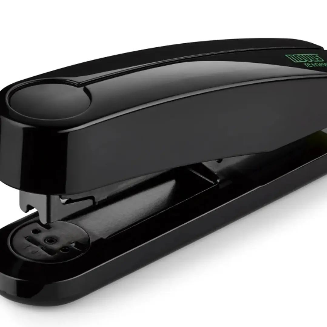Novus B4 re+new Grapadora de Sobremesa - Fabricada con Plastico Reciclado - Hasta 40 Hojas - Grapado Abierto, Cerrado y Clavado - Incluye 200 Grapas - 1