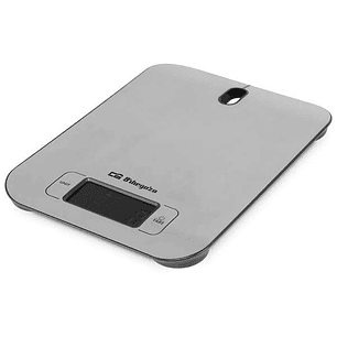 Orbegozo PC 1017 Bascula de Cocina Electronica - Precision y Control en tus Recetas - Capacidad 5kg - Pantalla LCD Retroiluminada - Funcion Tara - Dis