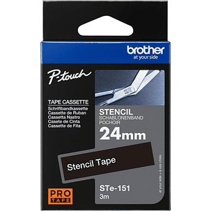 Brother STe151 Cinta de Identificacion Original - Ancho 24mm x 3 metros