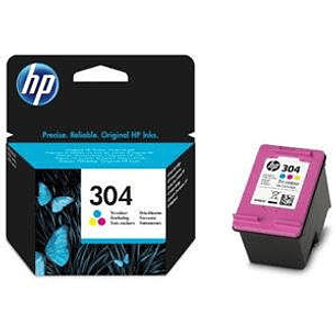 HP 304 Color Cartucho de Tinta Original - N9K05AE