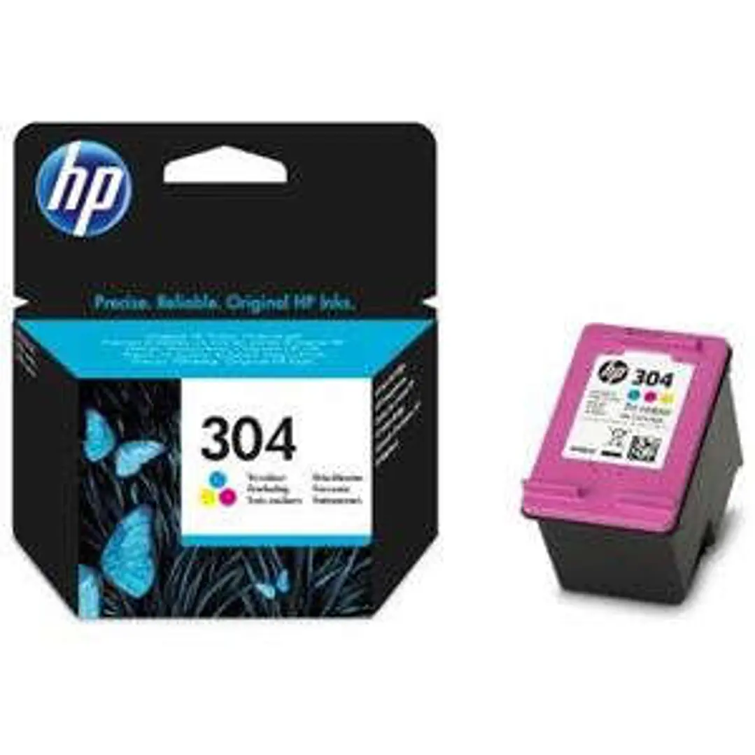HP 304 Color Cartucho de Tinta Original - N9K05AE 1