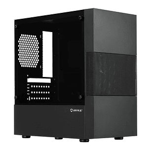 Unykach Aero C25 Caja MicroATX - Fuente de Alimentacion 500W Incluida - Tamaño Disco Soportado 3.5