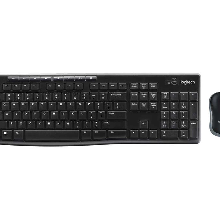 Logitech MK270 Pack Inalambrico USB Teclado Multimedia + Raton 1000dpi 3 Botones - Uso Ambidiestro - Color Negro 1