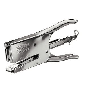 Rapid K1 Grapadora de Tenaza Metalica - Hasta 50 Hojas - Grapado Abierto y Cerrado - Color Cromado