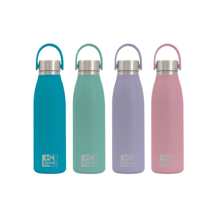 Oxford Runbott Touch Botella Termo 50cl - Recubrimiento Ceramico Interior - Mantiene la Temperatura por Horas - Diseño Surtido 1