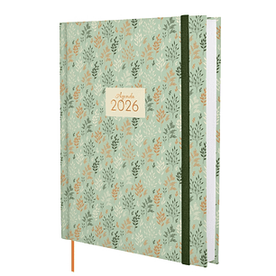 Finocam Dynamic Berlin Agenda - Anual 2026 - Cierre de Goma - Formato Y12 - 216x30x278mm - 1 Dia por Pagina - Tematica de Hojas