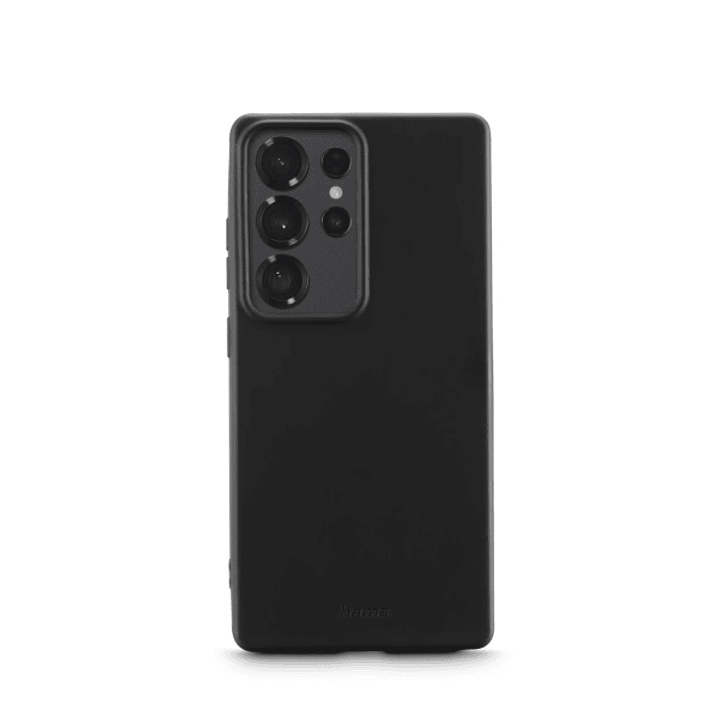 Hama Fantastic Feel Funda para Samsung Galaxy S25 Ultra - Antiadherente Anti-Suciedad - Poliuretano Termoplastico - Bordes Elevados - Color Negro 1