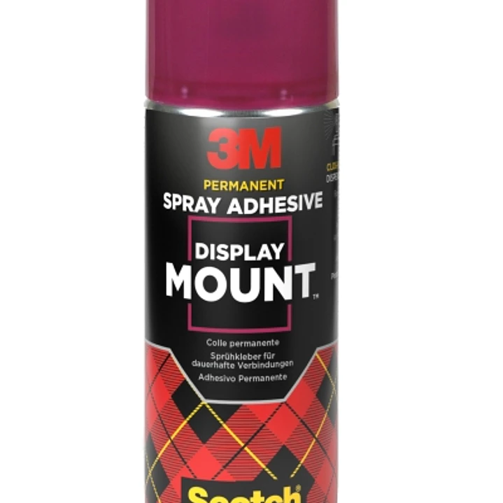 Scotch Display Mount Adhesivo en Spray 400ml - Union Permanente y Duradera - Color Transparente 1